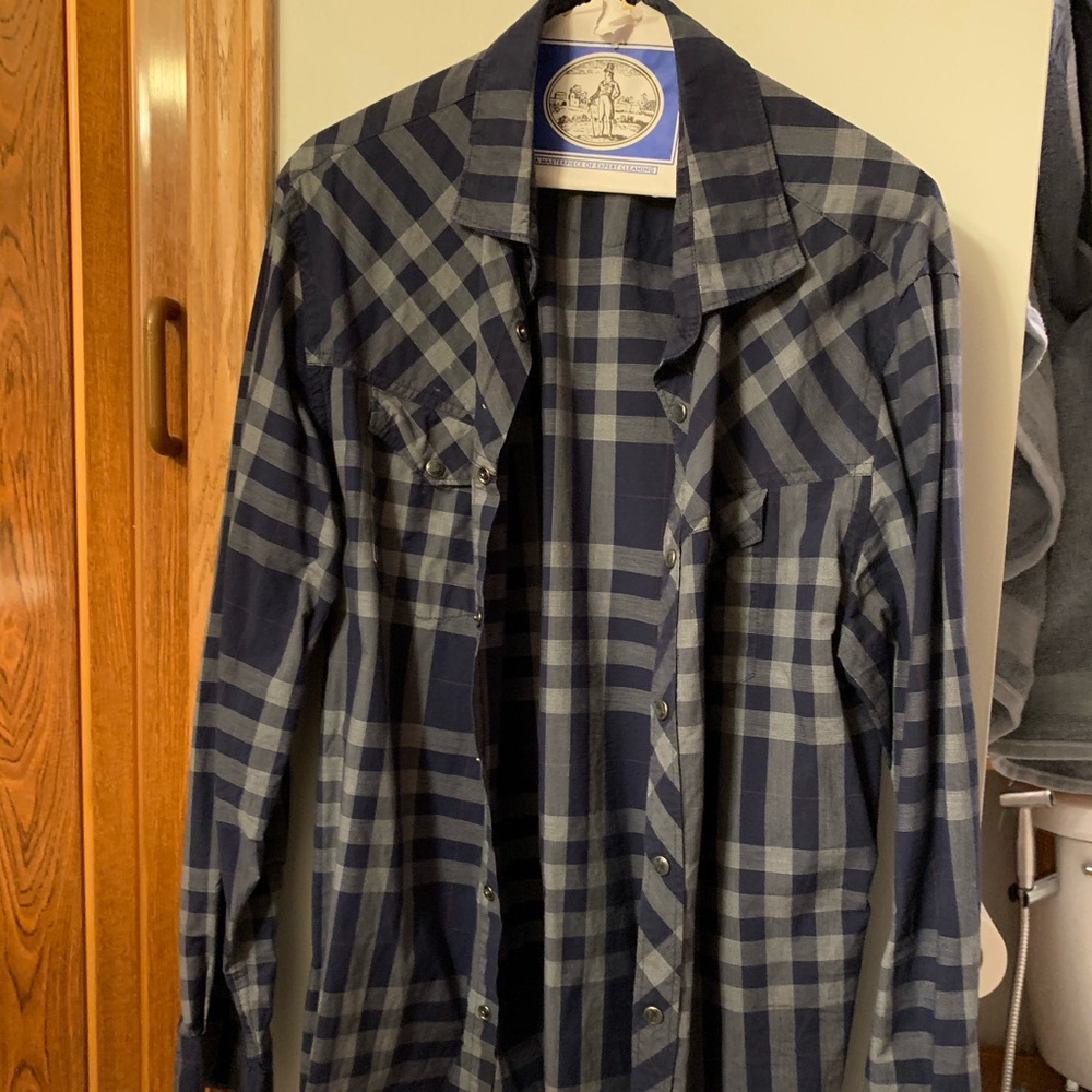 Express casual plaid button up